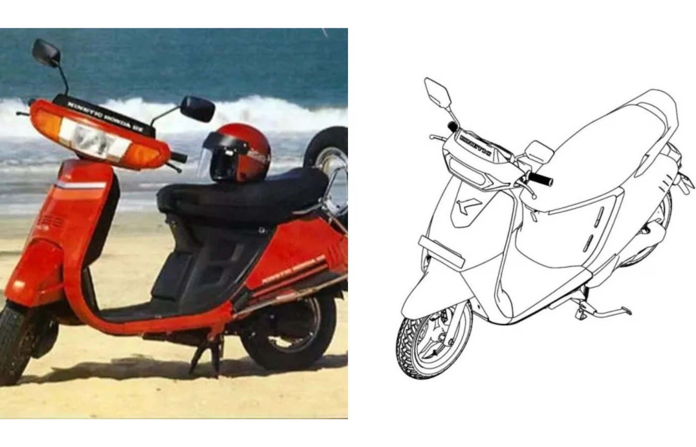 Remember the Kinetic Honda DX Scooter? It could potentially return as an electric scooter in the near future.